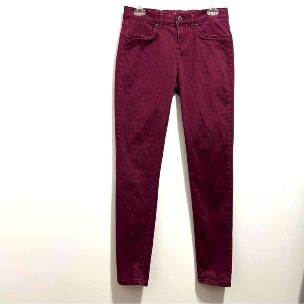UNIONBAY Women's Burgundy Skinny Jeans